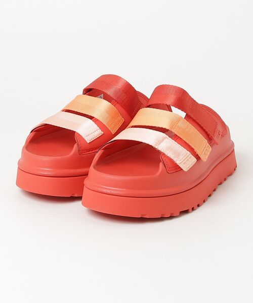 UGG(アグ)の「(UGG)W GOLDENGLOW SLIDE(サンダル・レディース・ベージュ/パープル/ブラック/レッド・25cm/23cm/24cm)」の19枚目の写真