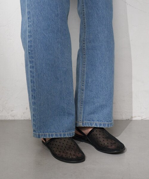 CIAOPANIC TYPY(チャオパニックティピー)の「:【S~XLサイズ展開!】ドット柄シアーメッシュフラットサンダル(サンダル・レディース・ブラック/オフホワイト・X-LARGE/LARGE/MEDIUM/SMALL)」の20枚目の写真