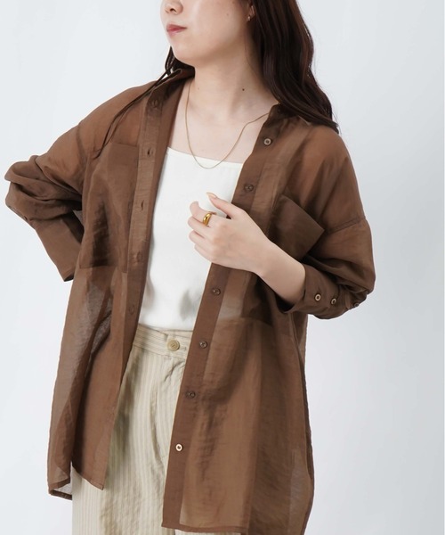 セール】LC/LLL シアーシャツ/シアーオーバーシャツ（シャツ/ブラウス