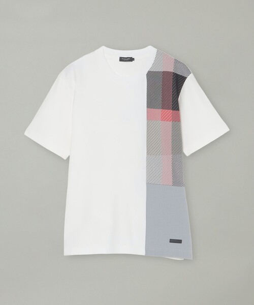 BLACK LABEL CRESTBRIDGE(ブラックレーベル・クレストブリッジ)の「ARTISANALユニオンジャックハイブリッドTシャツ(Tシャツ/カットソー・メンズ・ブラック/オフホワイト・S/XL/L/M)」の7枚目の写真