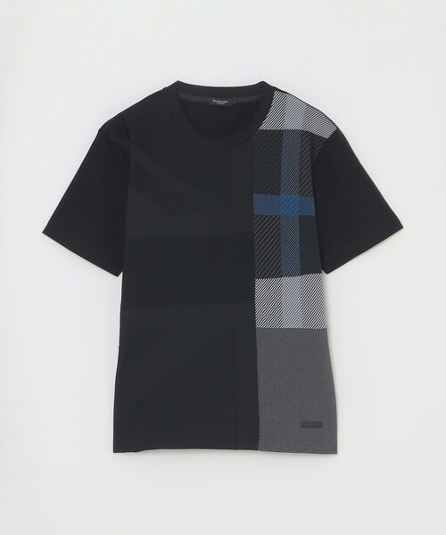 BLACK LABEL CRESTBRIDGE(ブラックレーベル・クレストブリッジ)の「ARTISANALユニオンジャックハイブリッドTシャツ(Tシャツ/カットソー・メンズ・ブラック/オフホワイト・S/XL/L/M)」の12枚目の写真