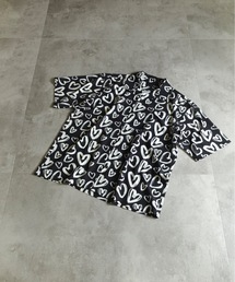 MMMM/ AIRLEAKFABRIC/総柄シャツ