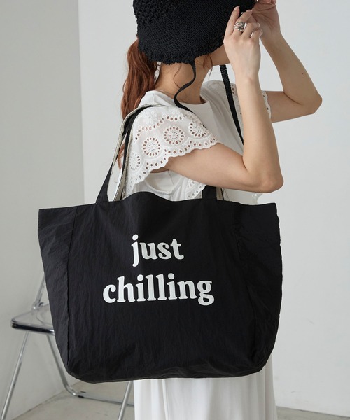BONLECILL Marche（ボンルシールマルシェ）の「【BONLECILL Marche】リバーシブルロゴBIGトートバッグ（トートバッグ・レディース・ブルー/レッド/ネイビー/ブラック/ピンク/グリーン・FREE）」の7枚目の写真