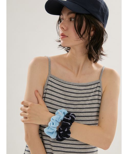 emmi(エミ)の「emmiロゴカップ付きパイルワンピース(ワンピース・レディース・バーガンディー/ライトグレー/ブラック・1/0)」の9枚目の写真