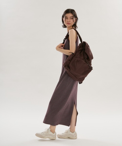 emmi(エミ)の「emmiロゴカップ付きパイルワンピース(ワンピース・レディース・バーガンディー/ライトグレー/ブラック・1/0)」の4枚目の写真