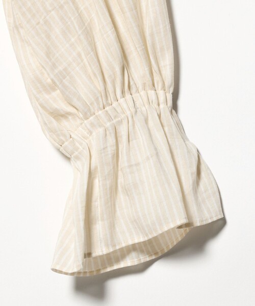 UNITED ARROWS(ユナイテッドアローズ)の「ラミー スキッパー Vネック ブラウス ‐ウォッシャブル‐(シャツ/ブラウス・レディース・その他2/イエロー/ネイビー・FREE)」の18枚目の写真