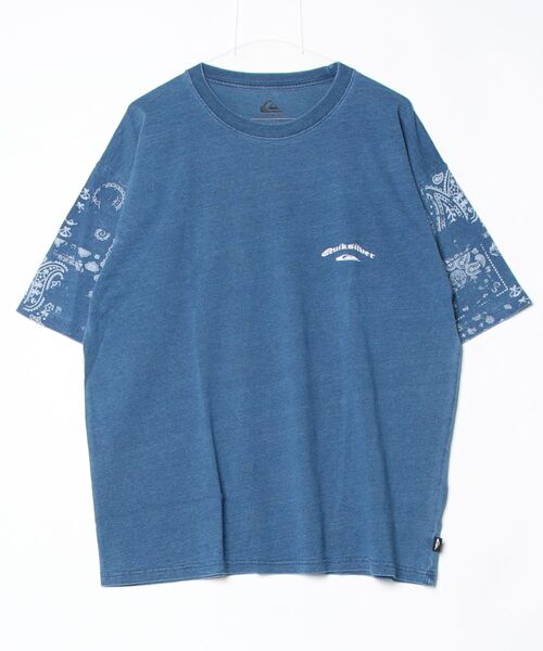 Quiksilver(クイックシルバー)の「クイックシルバー QUIKSILVER MERCURY PAISLEY SLEEVE ST(Tシャツ/カットソー・メンズ・ホワイト/ブルー・S/M/L/LL)」の11枚目の写真