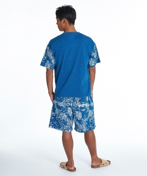Quiksilver(クイックシルバー)の「クイックシルバー QUIKSILVER MERCURY PAISLEY SLEEVE ST(Tシャツ/カットソー・メンズ・ホワイト/ブルー・S/M/L/LL)」の6枚目の写真