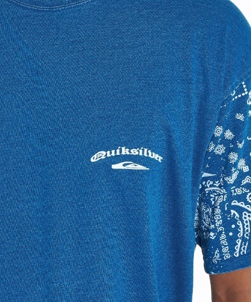 Quiksilver(クイックシルバー)の「クイックシルバー QUIKSILVER MERCURY PAISLEY SLEEVE ST(Tシャツ/カットソー・メンズ・ホワイト/ブルー・S/M/L/LL)」の8枚目の写真