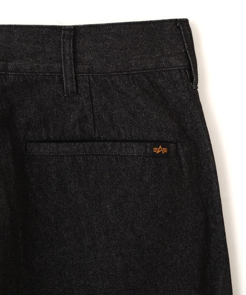 Alpha Industries(アルファインダストリーズ)の「【日本限定】Alpha Industries/アルファ インダストリーズ/DENIM TROUSERS/デニム トラウザー(デニムパンツ・メンズ・ネイビー/ブラック・30/32/34/36)」の7枚目の写真