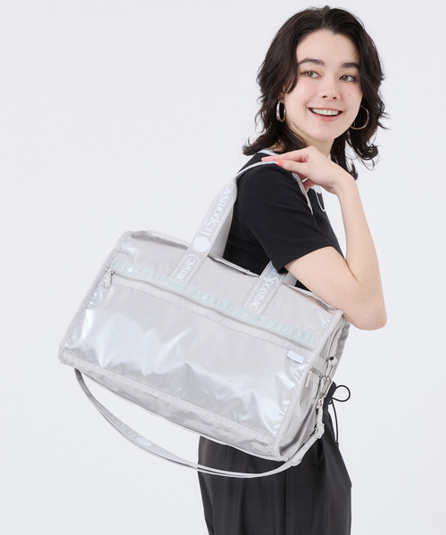 セール】DELUXE MED WEEKENDER MH ロゴジャガードシルバースナイデル