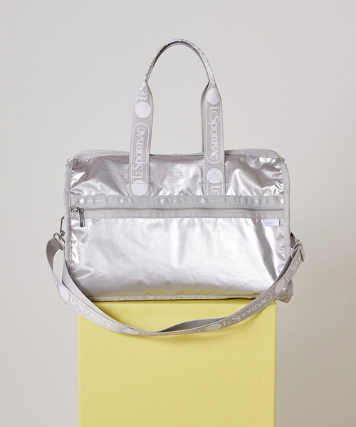 セール】DELUXE MED WEEKENDER MH ロゴジャガードシルバースナイデル
