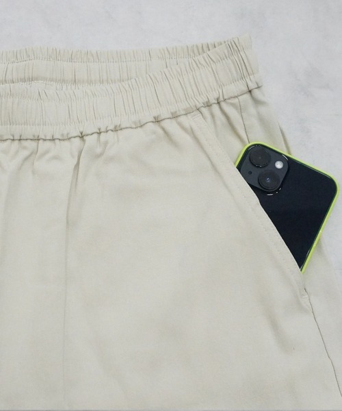 SELECT LEVERY(セレクトリベリー)の「接触冷感 ハイストレッチワイドパンツ(その他パンツ・レディース・ブラック/ピンクベージュ/ライトベージュ・MEDIUM/LARGE)」の4枚目の写真