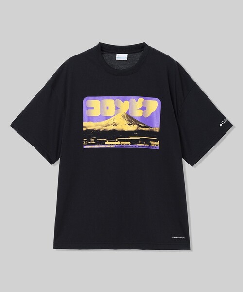 Columbia(コロンビア)の「限定展開 Columbia/ ナビダッドビュートグラフィックショートスリーブTシャツ /コロンビア(Tシャツ/カットソー・メンズ・ブラック/ホワイト/グレー/ブラック系その他3/ブラック系その他/ホワイト系その他/ブラック系その他2/ホワイト系その他2/ホワイト系その他3・L/M/S/XXL/XL)」の6枚目の写真