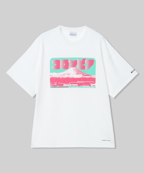 Columbia(コロンビア)の「限定展開 Columbia/ ナビダッドビュートグラフィックショートスリーブTシャツ /コロンビア(Tシャツ/カットソー・メンズ・ブラック/ホワイト/グレー/ブラック系その他3/ブラック系その他/ホワイト系その他/ブラック系その他2/ホワイト系その他2/ホワイト系その他3・L/M/S/XXL/XL)」の3枚目の写真