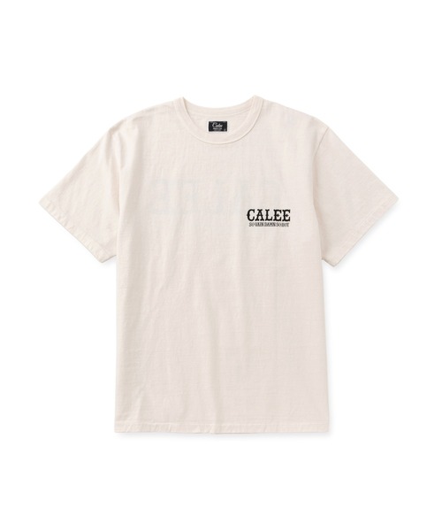 GARMENT DYE CALEE LOGO TEE（Tシャツ/カットソー）｜CALEE（キャリー
