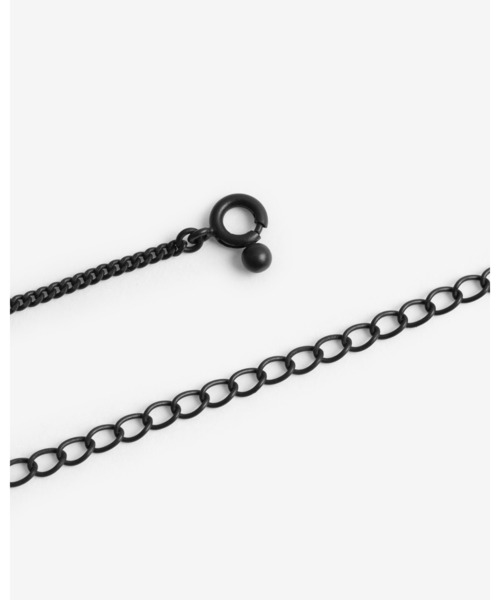LAD MUSICIAN(ラッドミュージシャン)の「CHAIN CROSS NECKLACE(ネックレス・メンズ・ブラック/シルバー・FREE)」の4枚目の写真
