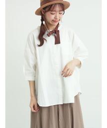 Samansa Mos2 | 【クールコットン】柄アソートシャツ(シャツ/ブラウス)