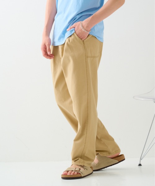 UNIVERSAL OVERALL(ユニバーサルオーバーオール)の「【UNIVERSAL OVERALL】CHILLPAN TAPERED U2623630-B(チノパンツ・メンズ・ベージュ/グレー/ブラック・L/XL/M)」の4枚目の写真