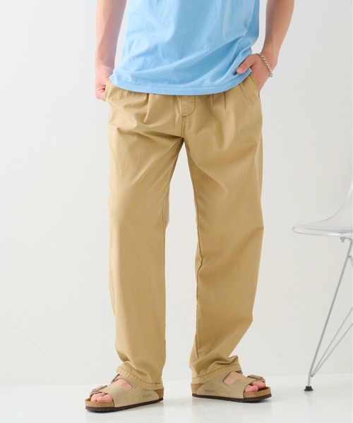UNIVERSAL OVERALL(ユニバーサルオーバーオール)の「【UNIVERSAL OVERALL】CHILLPAN TAPERED U2623630-B(チノパンツ・メンズ・ベージュ/グレー/ブラック・L/XL/M)」の5枚目の写真