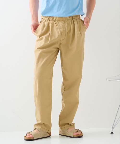 UNIVERSAL OVERALL(ユニバーサルオーバーオール)の「【UNIVERSAL OVERALL】CHILLPAN TAPERED U2623630-B(チノパンツ・メンズ・ベージュ/グレー/ブラック・L/XL/M)」の7枚目の写真