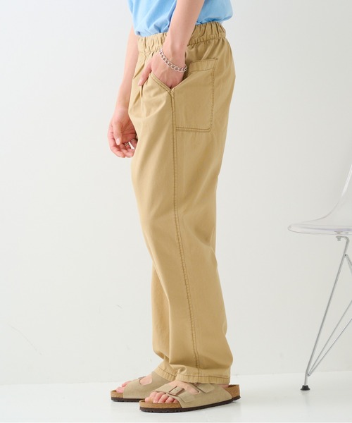 UNIVERSAL OVERALL(ユニバーサルオーバーオール)の「【UNIVERSAL OVERALL】CHILLPAN TAPERED U2623630-B(チノパンツ・メンズ・ベージュ/グレー/ブラック・L/XL/M)」の8枚目の写真