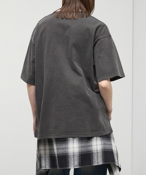 STAR WARS（スターウォーズ）の「＜Exclusive＞【STAR WARS】Vintage-Washed Oversized Tee / 【スター・ウォーズ】 別注 ヴィンテージ加工 オーバーサイズ グラフィックTシャツ（Tシャツ/カットソー・メンズ・ブラック系2/ブラック系/ブラック・L/M）」の8枚目の写真