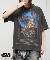 STAR WARS（スターウォーズ）の「＜Exclusive＞【STAR WARS】Vintage-Washed Oversized Tee / 【スター・ウォーズ】 別注 ヴィンテージ加工 オーバーサイズ グラフィックTシャツ（Tシャツ/カットソー）」