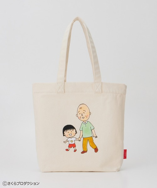 Honeys(ハニーズ)の「ちびまる子ちゃん/トートバッグ(トートバッグ・レディース・ホワイト系その他2/イエロー/ホワイト系その他3/ネイビー/ピンク/スミクロ・FREE)」の12枚目の写真