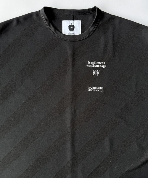 SHAREEF（シャリーフ）の「BIAS LINE JQ DOLMAN S/S T（Tシャツ/カットソー・メンズ・ブラック/ホワイト・2/1）」の10枚目の写真