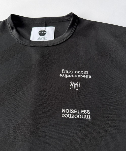SHAREEF（シャリーフ）の「BIAS LINE JQ DOLMAN S/S T（Tシャツ/カットソー・メンズ・ブラック/ホワイト・2/1）」の7枚目の写真