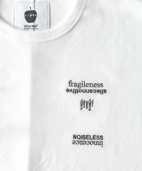 SHAREEF（シャリーフ）の「BIAS LINE JQ DOLMAN S/S T（Tシャツ/カットソー・メンズ・ブラック/ホワイト・2/1）」の5枚目の写真