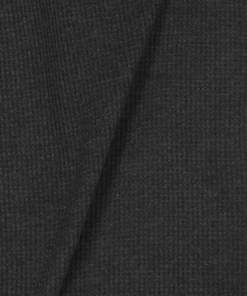 FREAK'S STORE(フリークスストア)の「ワッフル フェイクレイヤード ヘンリーネック Tシャツ(Tシャツ/カットソー・メンズ・チャコールグレー/ライトグレー/ブラウン・SMALL/MEDIUM/LARGE)」の22枚目の写真