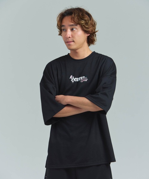JACKROSE(ジャックローズ)の「JE-クロス&ローズ・刺繍-SSTEE(Tシャツ/カットソー・メンズ・ブラック/ホワイト・M/L)」の16枚目の写真