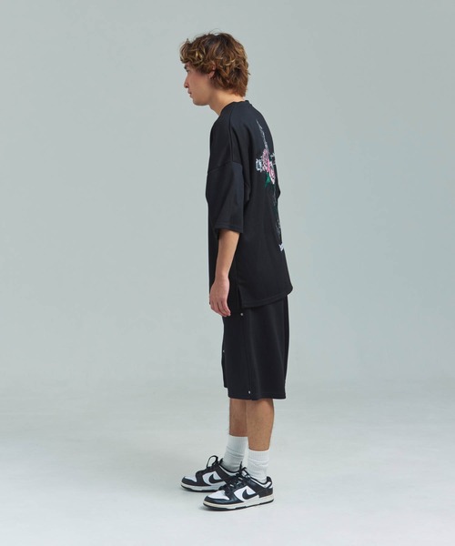JACKROSE(ジャックローズ)の「JE-クロス&ローズ・刺繍-SSTEE(Tシャツ/カットソー・メンズ・ブラック/ホワイト・M/L)」の7枚目の写真