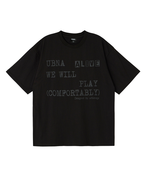 URBANAGE(アーバンエイジ)の「ALIVE オーバー半袖チャコール(Tシャツ/カットソー・レディース・その他・MEDIUM/LARGE)」の21枚目の写真
