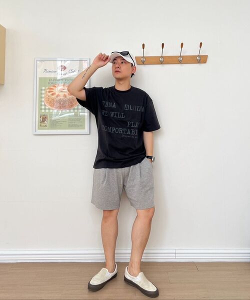 URBANAGE(アーバンエイジ)の「ALIVE オーバー半袖チャコール(Tシャツ/カットソー・レディース・その他・MEDIUM/LARGE)」の15枚目の写真
