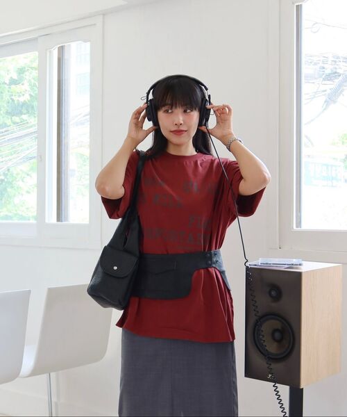 URBANAGE(アーバンエイジ)の「ALIVE オーバー半袖チャコール(Tシャツ/カットソー・レディース・その他・MEDIUM/LARGE)」の13枚目の写真