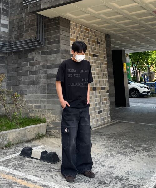 URBANAGE(アーバンエイジ)の「ALIVE オーバー半袖チャコール(Tシャツ/カットソー・レディース・その他・MEDIUM/LARGE)」の6枚目の写真