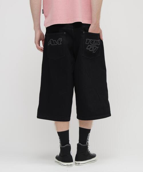 AVIREX(アヴィレックス)の「GOALERS EMBROIDERY DENIM SHORTS / 刺しゅう デニム ショーツ / AVIREX / アヴィレックス(デニムパンツ・メンズ・ライトインディゴブルー/ブラック・X-LARGE/MEDIUM)」の14枚目の写真