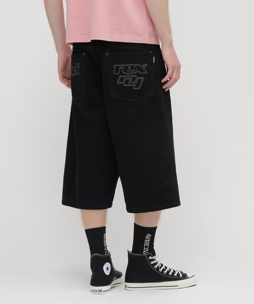 AVIREX(アヴィレックス)の「GOALERS EMBROIDERY DENIM SHORTS / 刺しゅう デニム ショーツ / AVIREX / アヴィレックス(デニムパンツ・メンズ・ライトインディゴブルー/ブラック・X-LARGE/MEDIUM)」の16枚目の写真