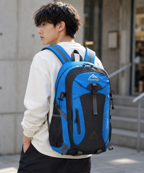 SORENA(ソレナ)の「撥水アウトドアバックパック(バックパック/リュック・メンズ・レッド/オリーブ/ピンク/ネイビー/ブラック/ブルー/グリーン・FREE)」の5枚目の写真