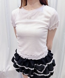 レイヤードラメTシャツ