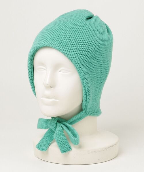 Lafayette(ラファイエット)の「237005 Chapeaubas ニットシェルパキャップ(ニットキャップ/ビーニー・レディース・グリーン/ブルー・FREE)」の2枚目の写真