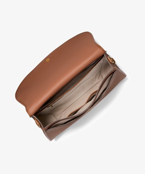 MICHAEL KORS(マイケルコース)の「HOLMES ぺブルレザー コンバーチブル クロスボディバッグ エクストララージ(ショルダーバッグ・メンズ・ブラウン系・FREE)」の3枚目の写真