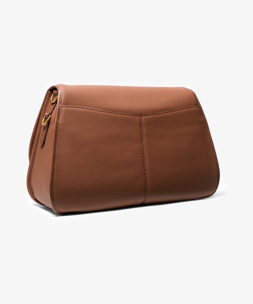 MICHAEL KORS(マイケルコース)の「HOLMES ぺブルレザー コンバーチブル クロスボディバッグ エクストララージ(ショルダーバッグ・メンズ・ブラウン系・FREE)」の4枚目の写真