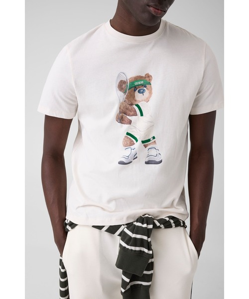 Guess(ゲス)の「BERRY Tee Tシャツ 半袖(Tシャツ/カットソー・メンズ・ネイビー/ホワイト・SMALL/MEDIUM/LARGE/X-LARGE)」の2枚目の写真