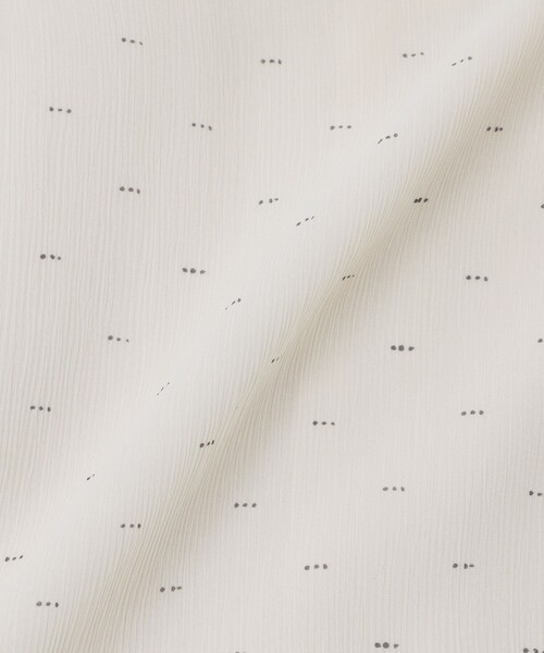 MACKINTOSH PHILOSOPHY（ﾏｯｷﾝﾄｯｼｭ ﾌｨﾛｿﾌｨｰ）の「【WEB&一部店舗限定】【WILLINGHAM DRESS】トリプルドットプリーツ（ワンピース・レディース・ホワイト系その他/ブラック・36/38）」の10枚目の写真