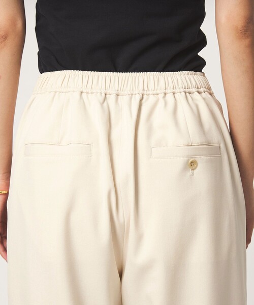 green label relaxing（グリーンレーベルリラクシング）の「［size SHORT/TALLあり］オルマイ ツイル ワイド パンツ オフホワイト（その他パンツ・レディース・オフホワイト・TALL/40/36/34/SHORT/38）」の15枚目の写真