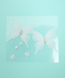 gargle（ガーグル）の「gargle ガーグル：HARU:HAIR シリーズ　ハルヘアー2　蝶　チョウ　貼るシールヘア　ヘアアクセ（その他ヘアアクセサリー）」